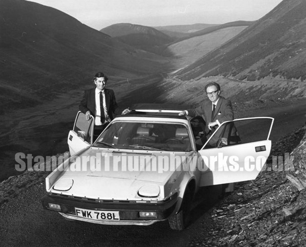 tony lee john lloyd Triumph TR7
